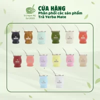 Cốc Gourd Inox Giữ Nhiệt pha trà Truyền thống