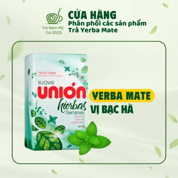 Trà Yerba Mate Vị BẠC HÀ 500gram