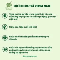 trà yerba mate vị truyền thống 180gram