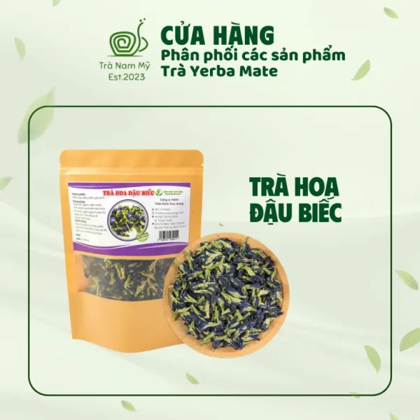 TRÀ HOA ĐẬU BIẾC SẤY LẠNH CAO CẤP ORGANIC