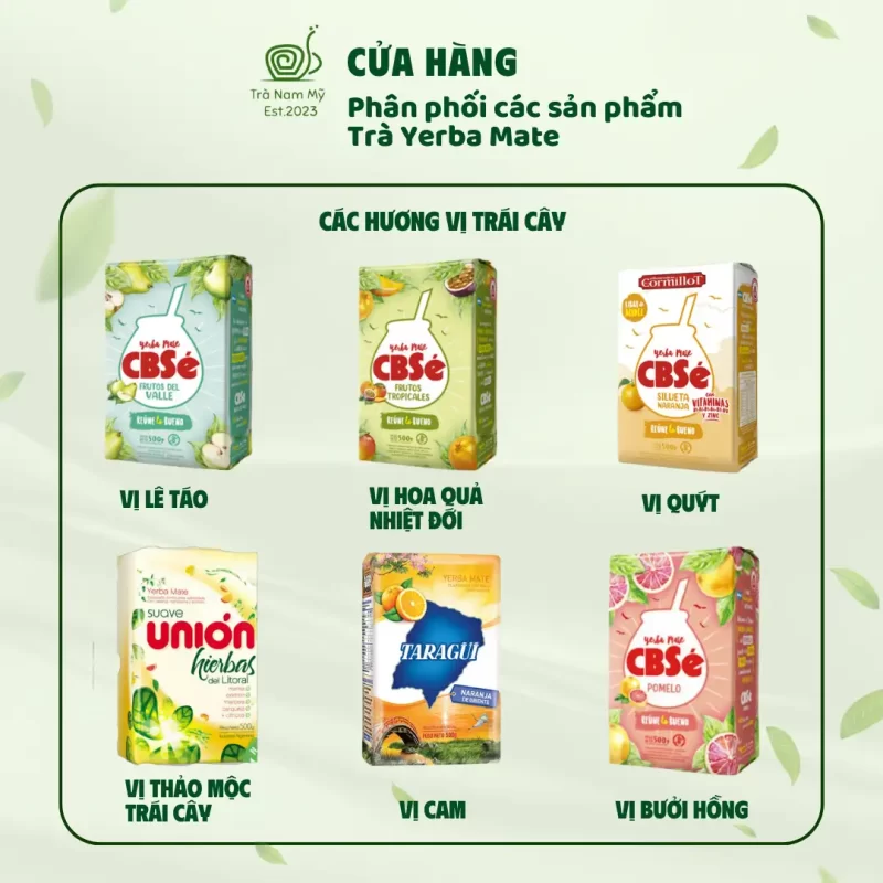 Các hương vị trái cây